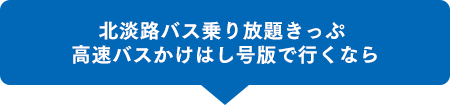 北淡路バス乗り放題きっぷ 高速バスかけはし号版行くなら