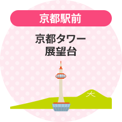 [京都駅前]京都タワー展望台