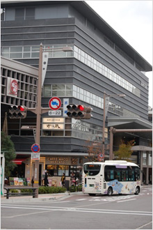 近江町市場とふらっとバス